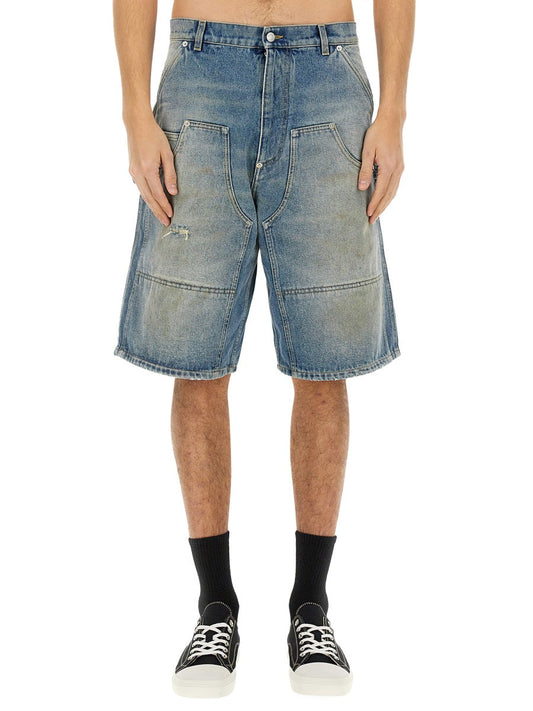 Moschino Men Denim Shorts