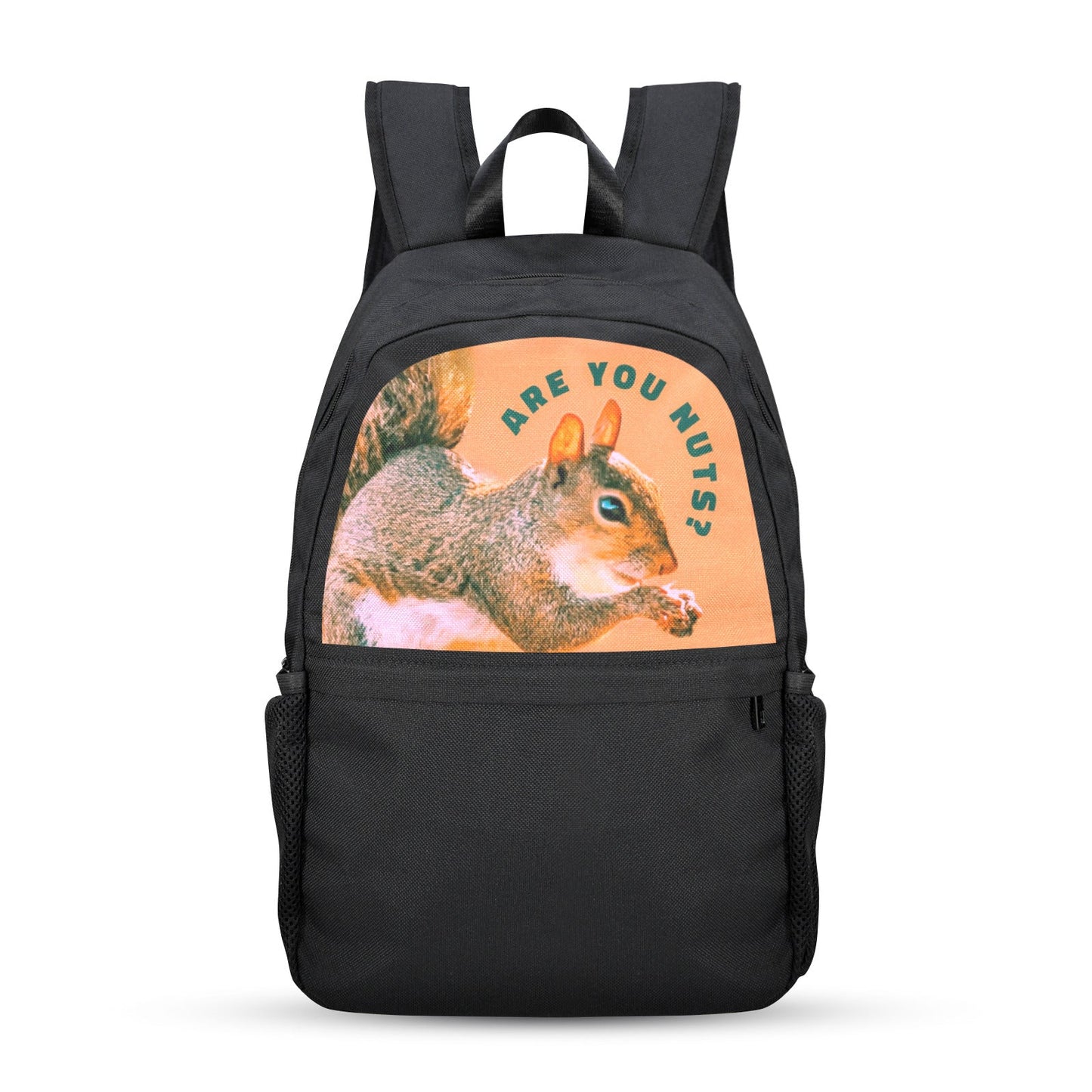 Are you nuts? Casual Backpack | Upper Part Printing