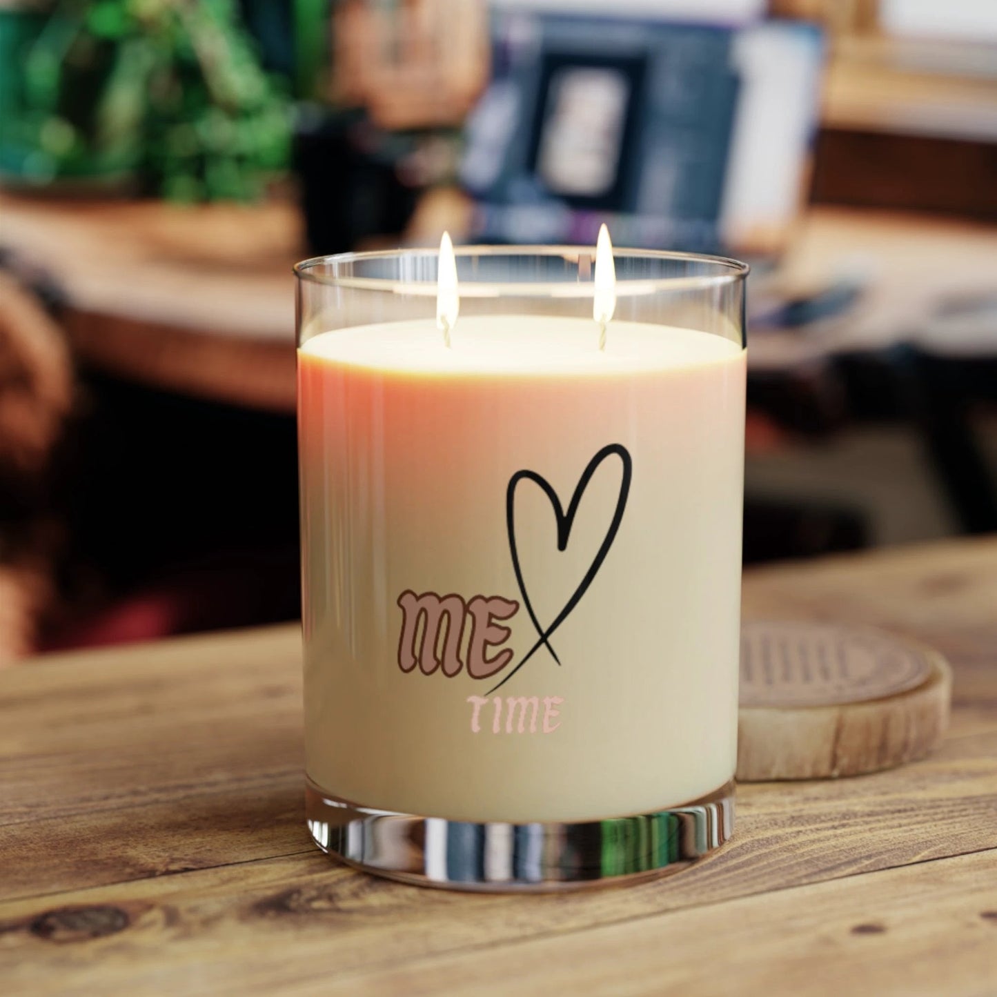 Relaxing 'Me Time' Scented Candle - 11oz Full Glass