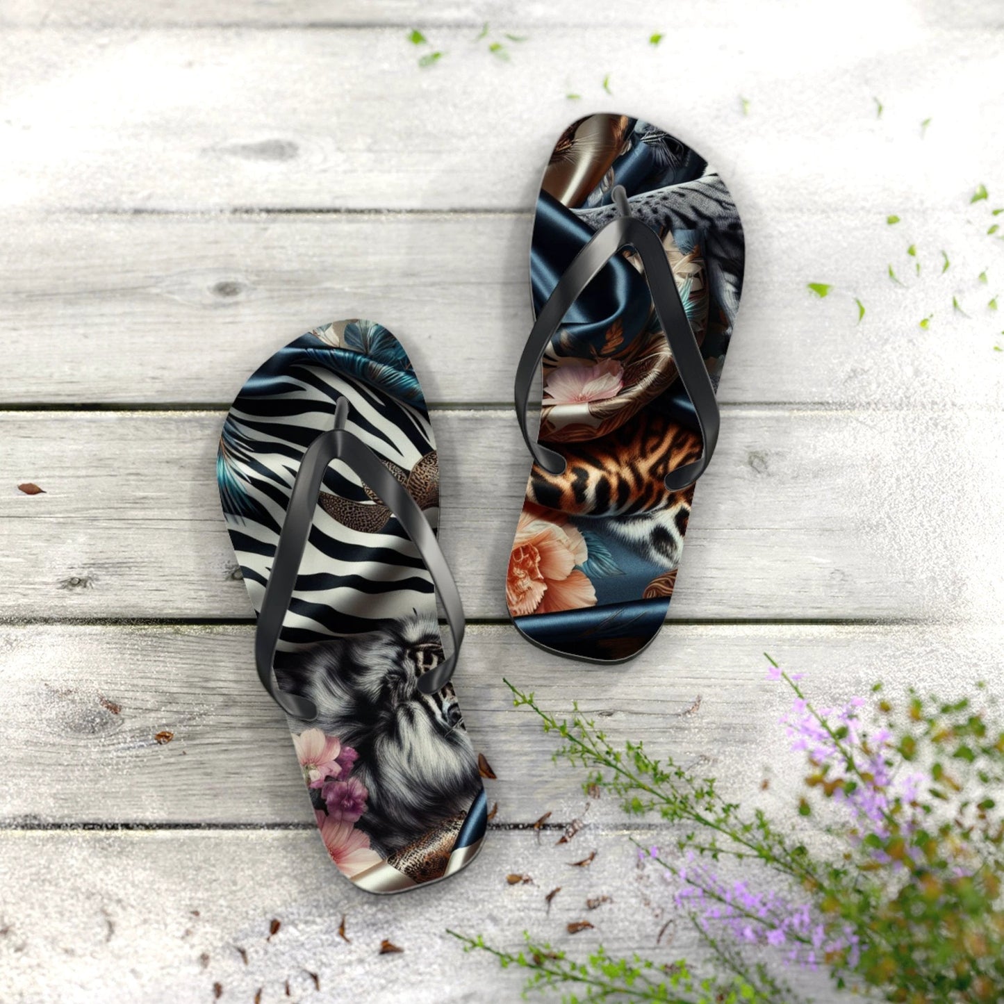 Boho Chic Flip Flops - Trendy Summer Footwear for Beach Days, Pool Parties, Casual Outings, Vacation Essentials, Gift for Her
