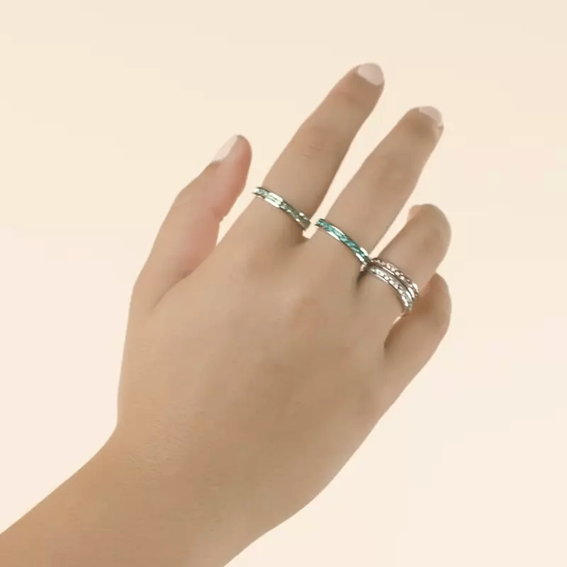 Tessa Ruby Crystal Eternity Band