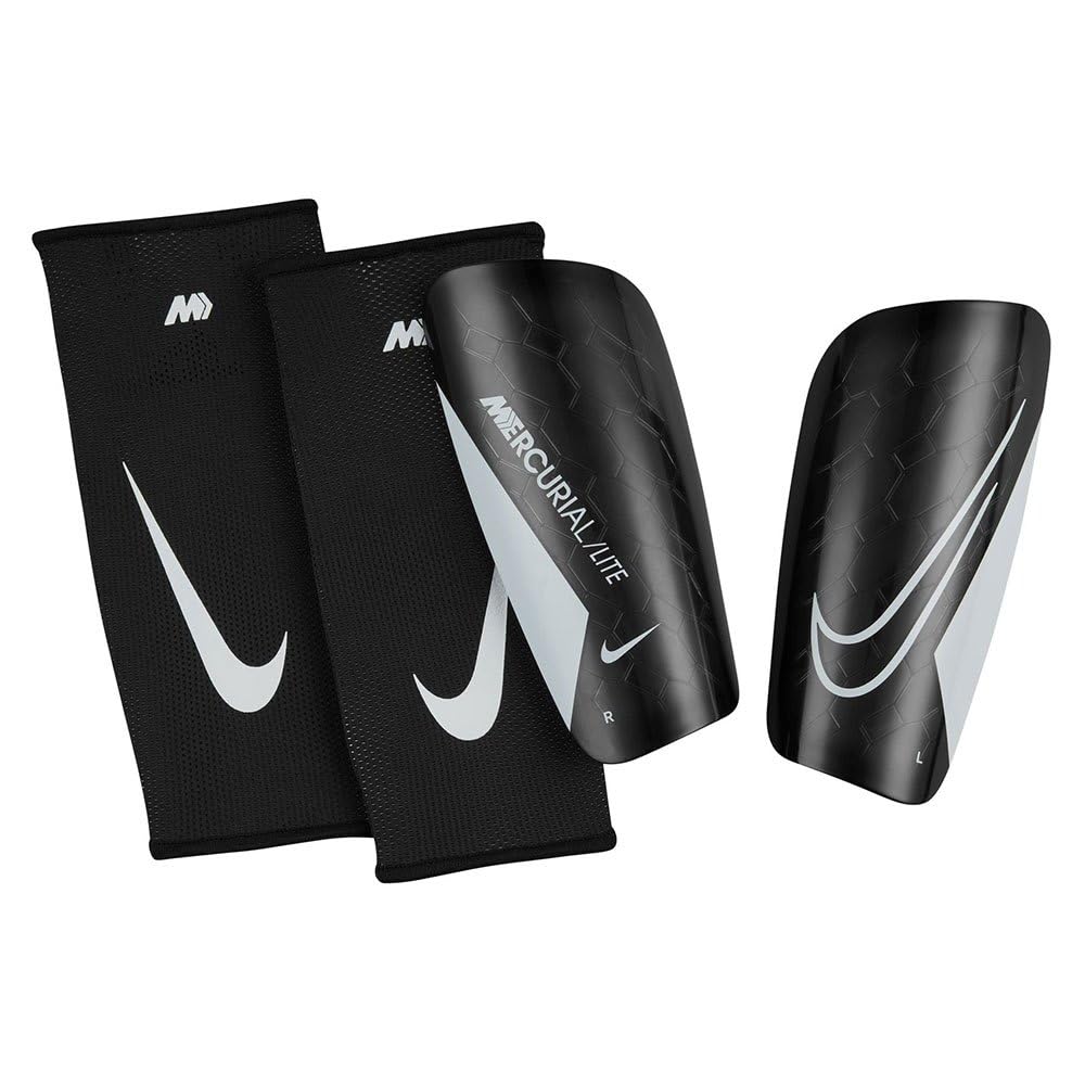 NIKE Unisex Mercurial Lite - Fa22 Protection Black/Black/White S UK