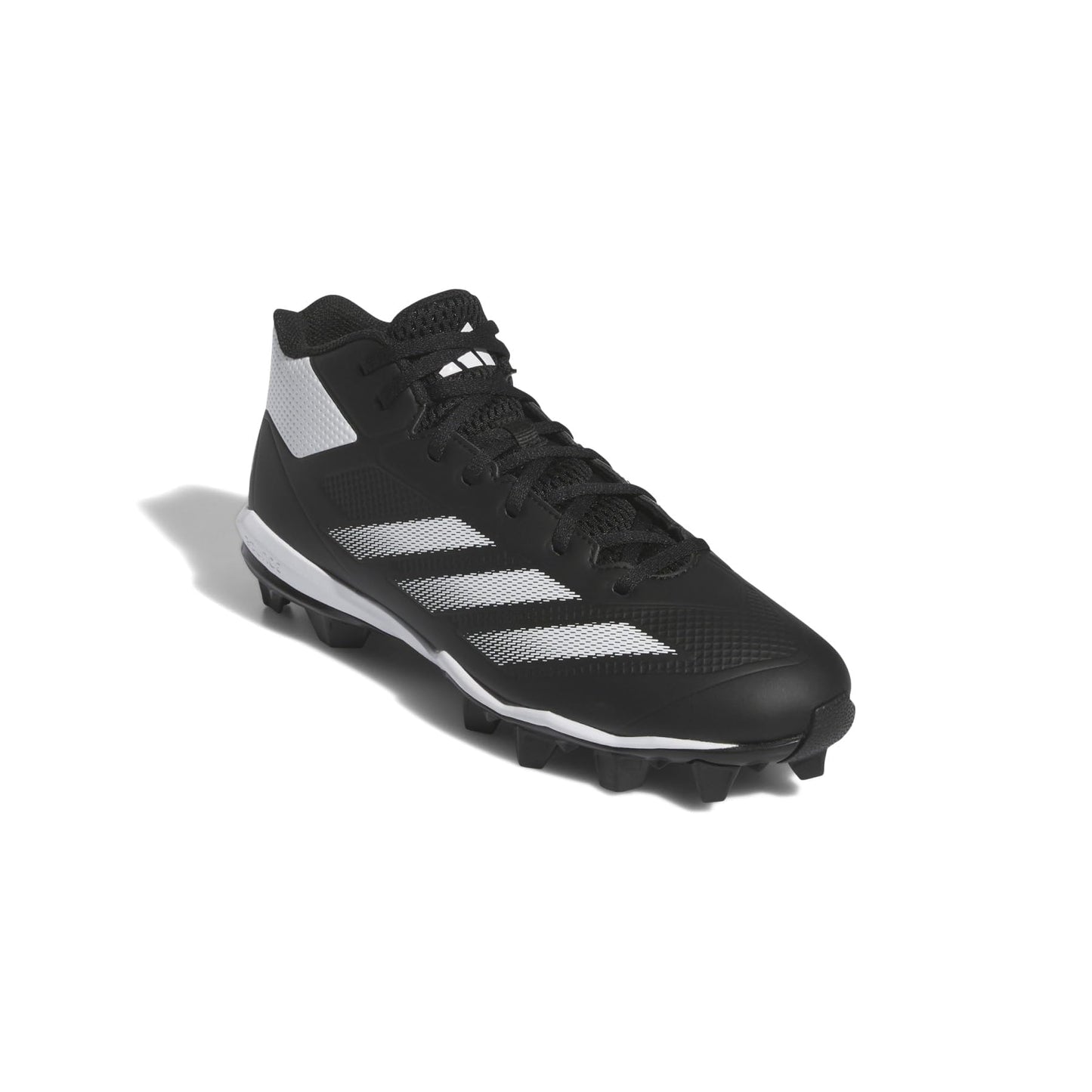 adidas Mens Adizero Impact Molded Baseball Sneaker Black/White/Black 9.5