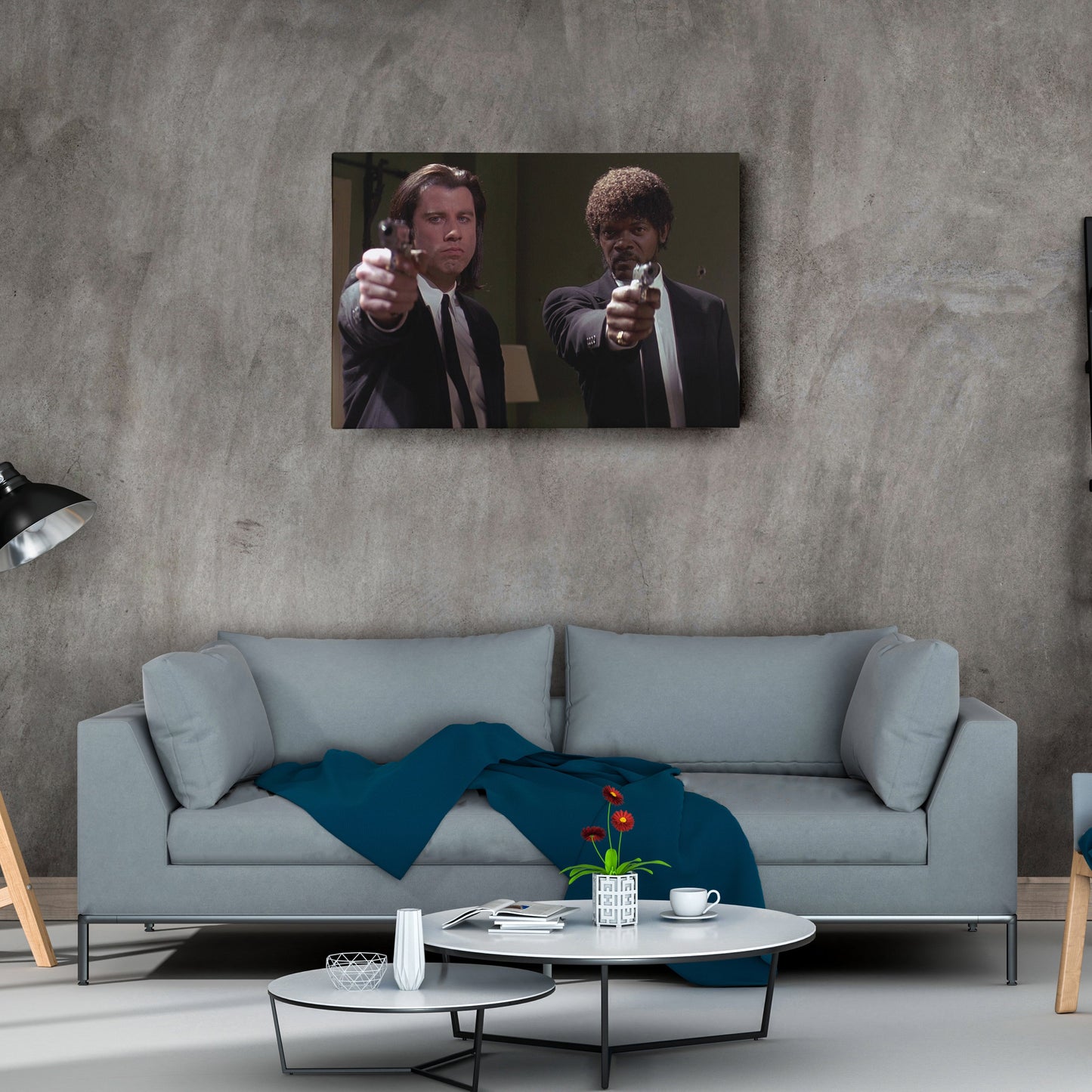 Pulp Fiction Gangsta Canvas – Classic Movie Wall Art