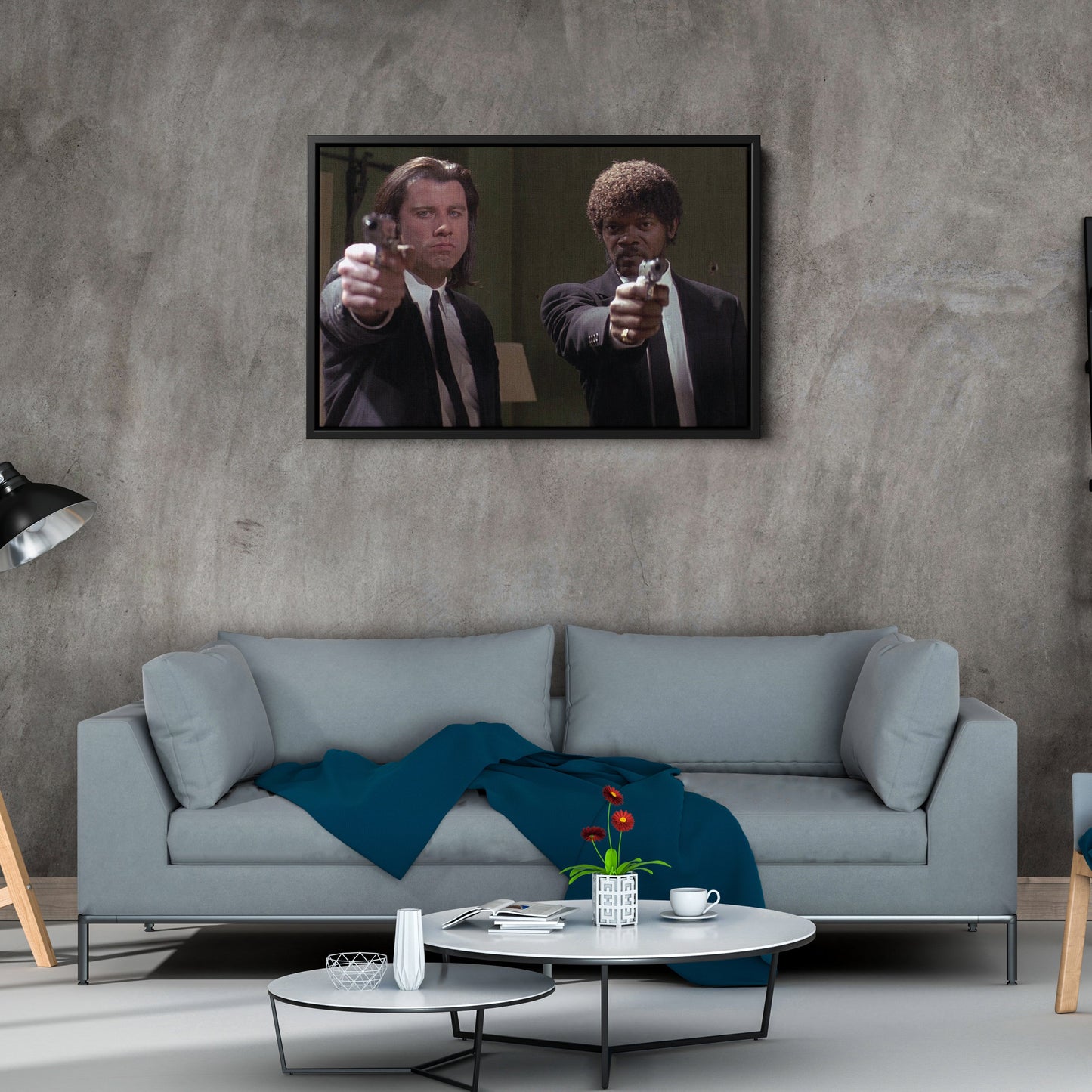 Pulp Fiction Gangsta Canvas – Classic Movie Wall Art
