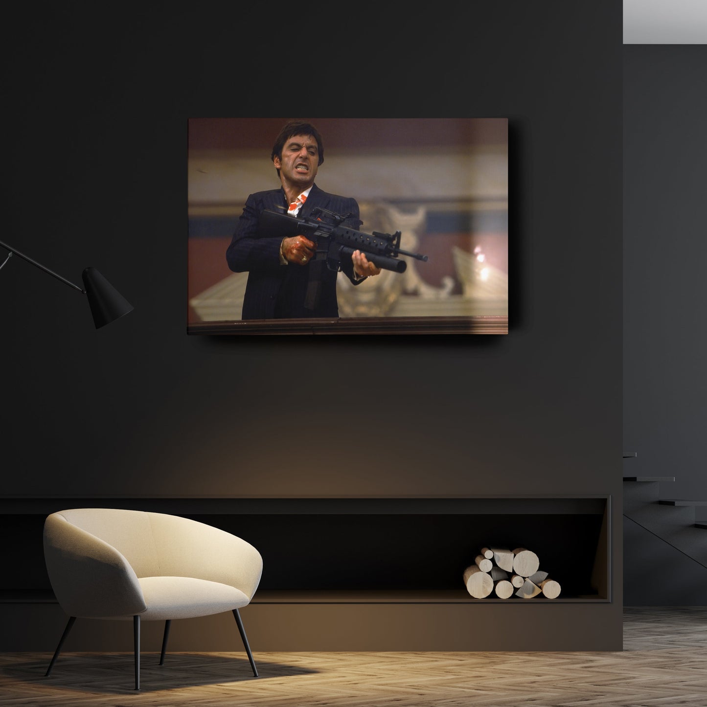 Scarface Canvas – Tony Montana Wall Art for Man Cave