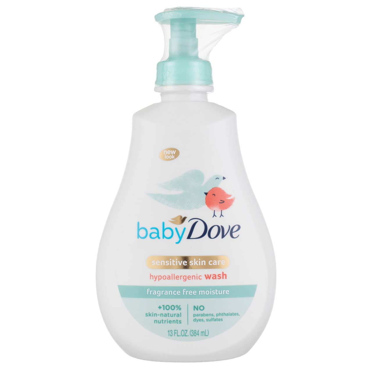 Dove Baby Tip To Toe Wash 13 Ounce Sensitive Pump (384ml) (6 Pack)