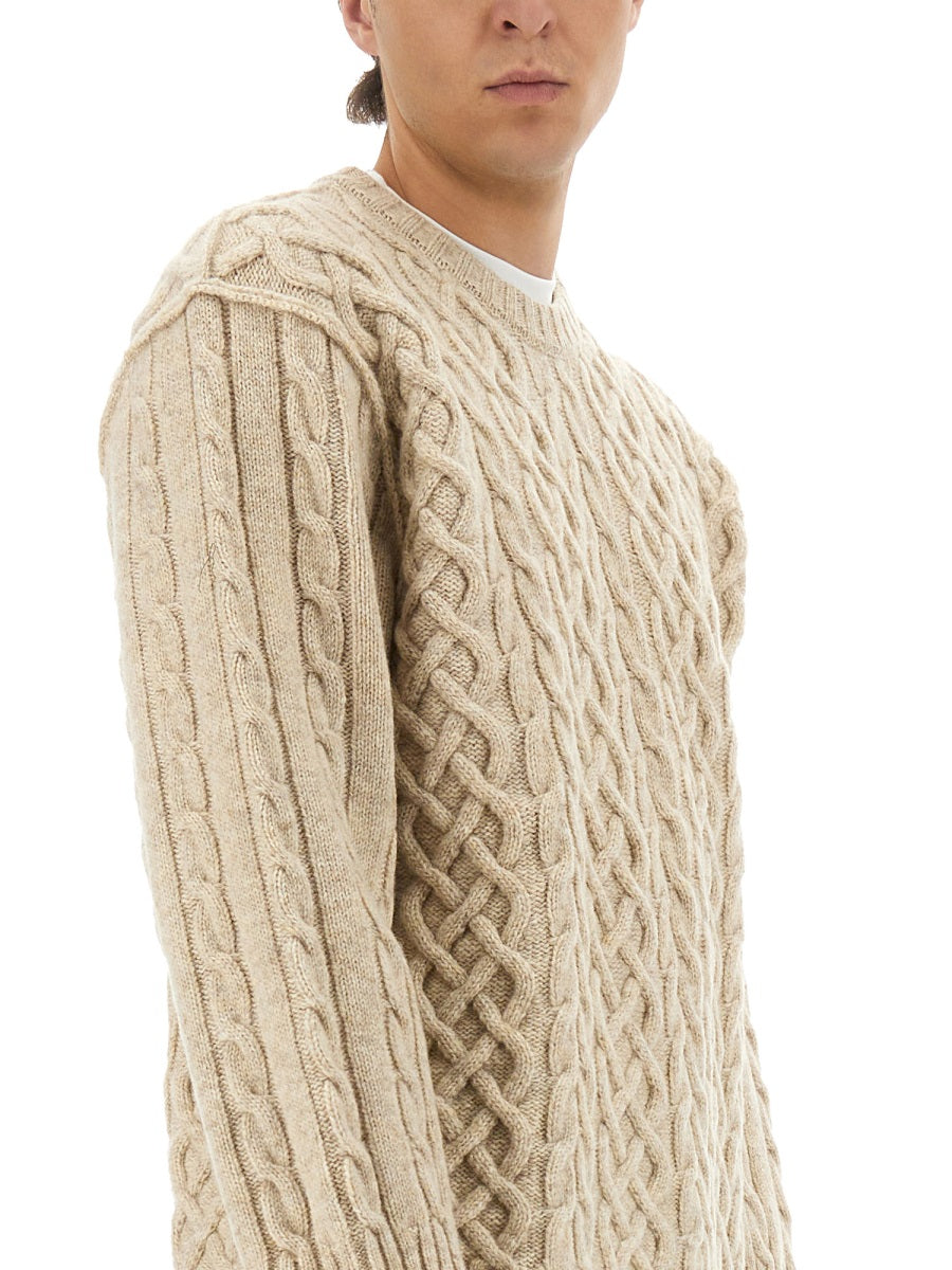 Moschino Men Pullover With T-Shirt