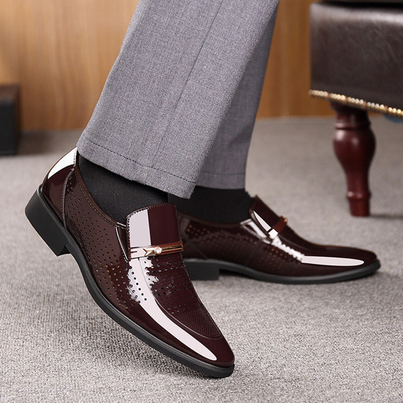 Men's Business Breathable Casual Leather Sandals