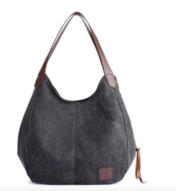 Women's The Traveler Canvas Shoulder Tote Travel Bag