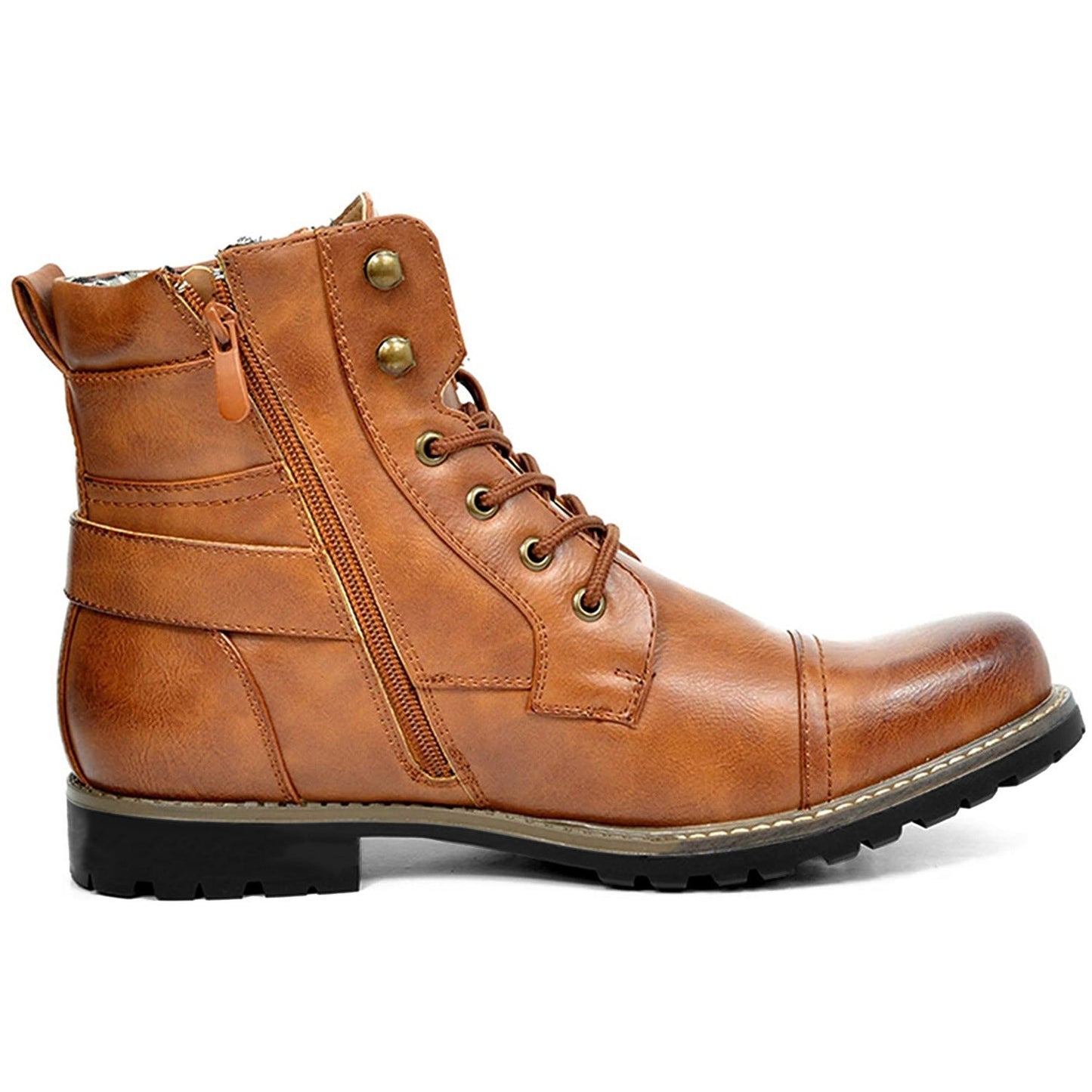 Men's Double Zipper Boots