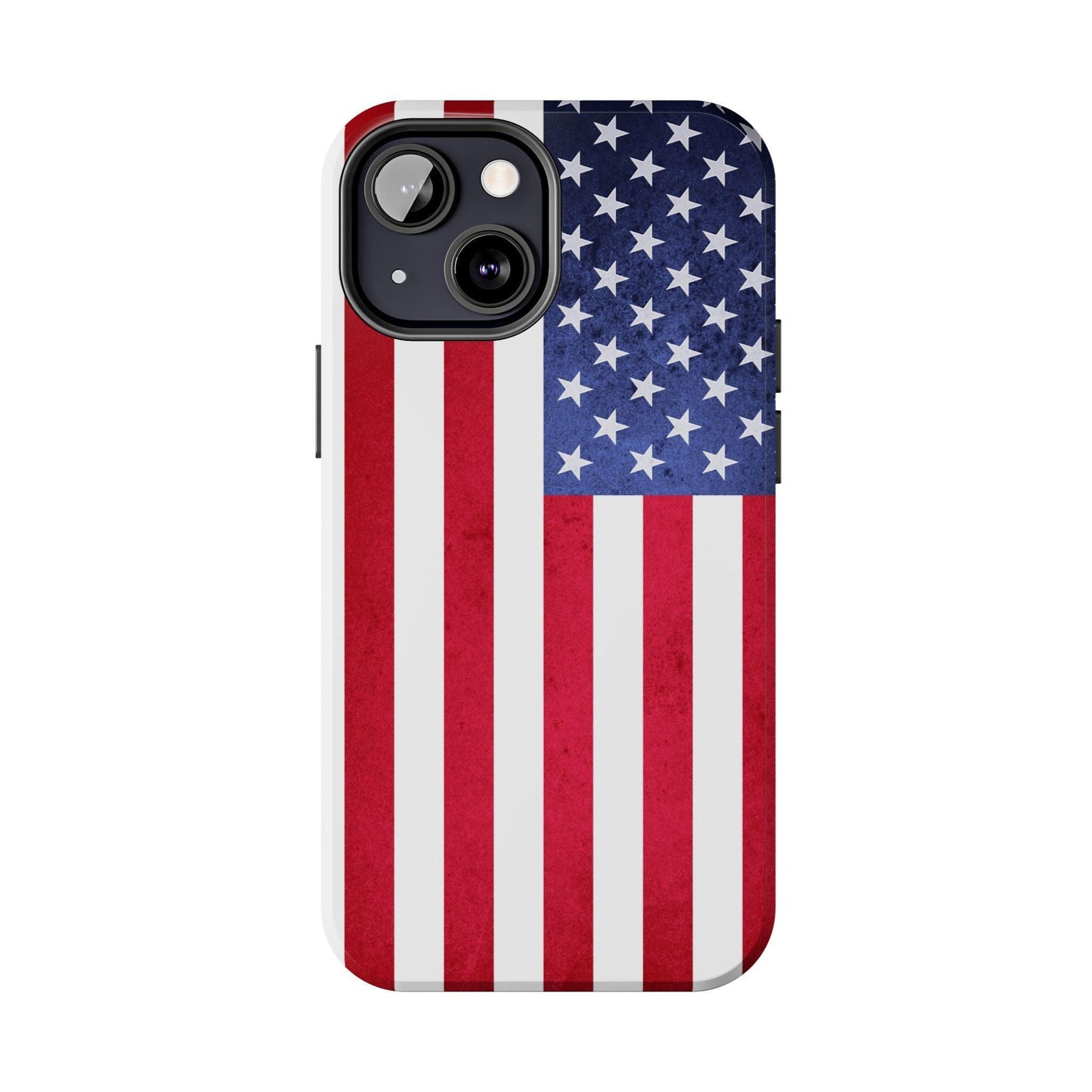 USA Flag Printed Tough Phone Cases