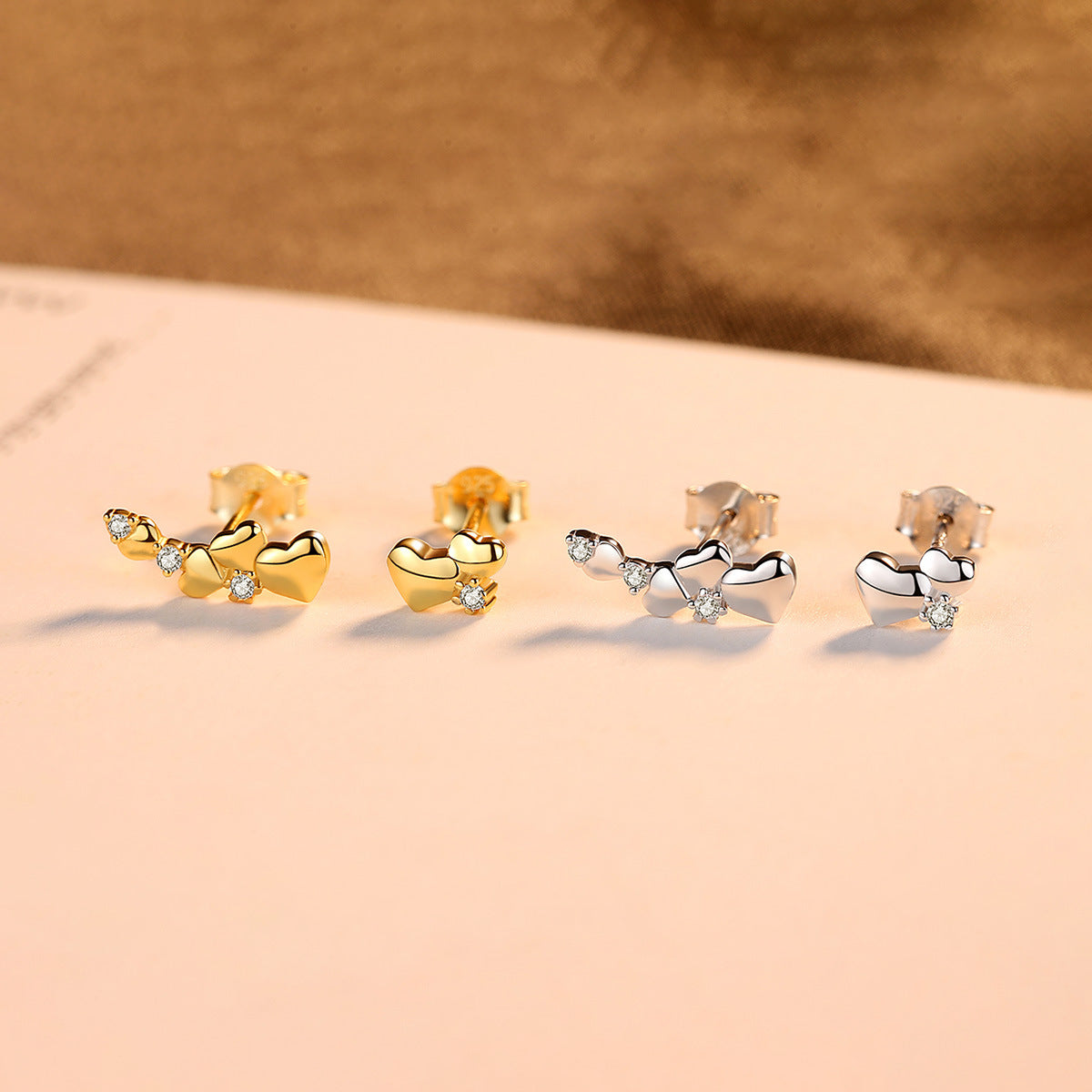 S925 Sterling Silver Stud Earrings