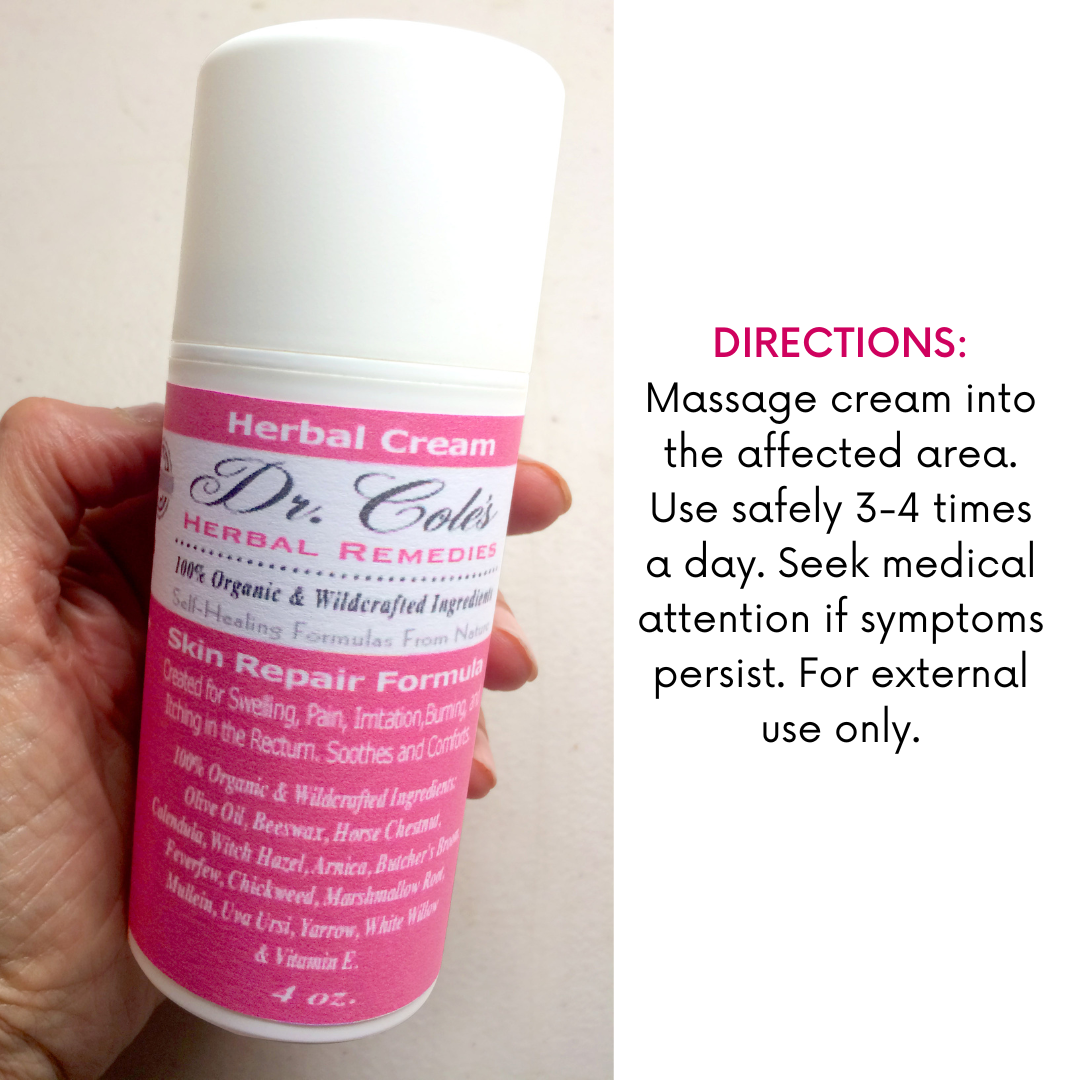 17 - Crema Herbal Orgánica Reparadora de la Piel Dr. Cole
