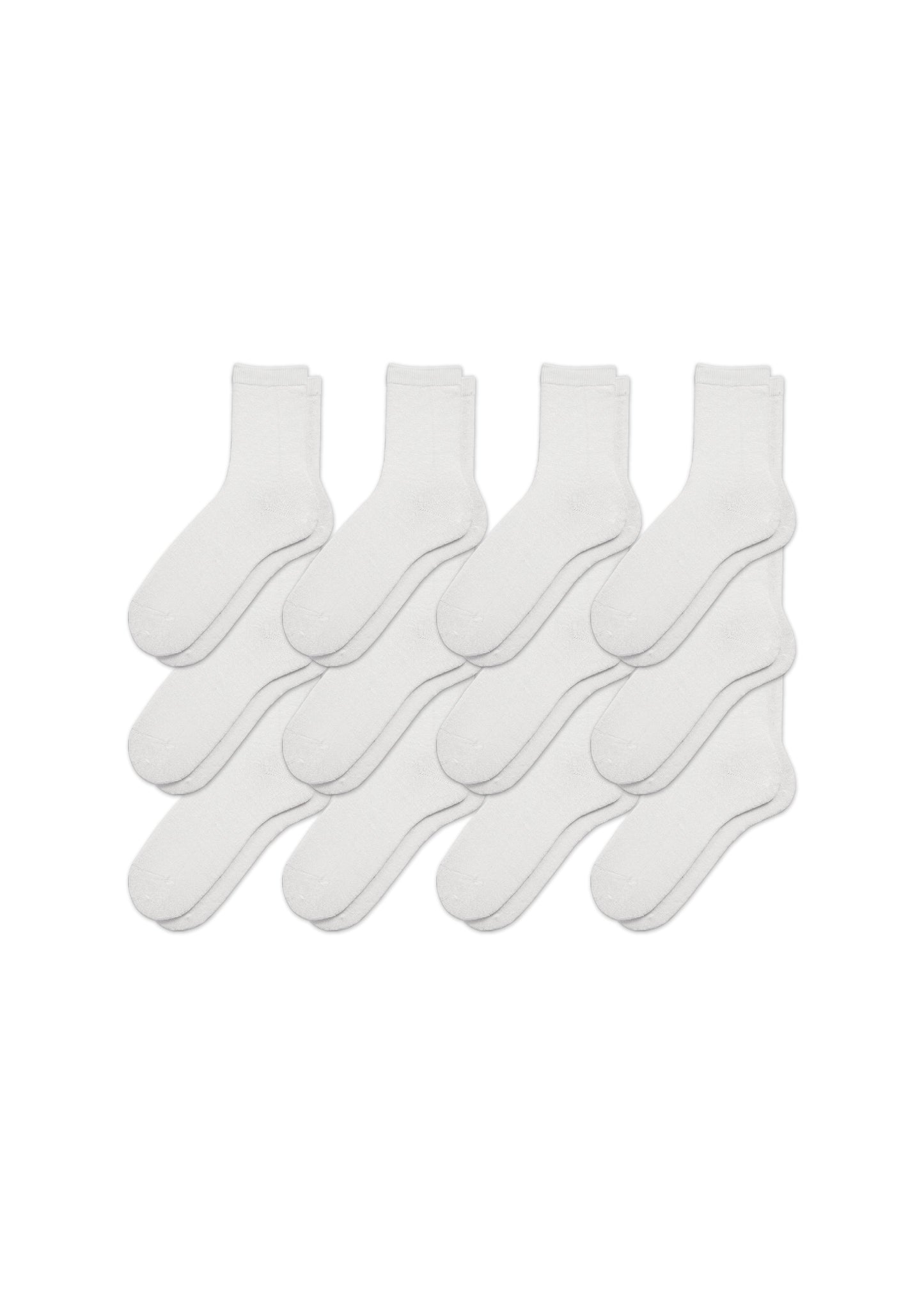 12-Pack Men's Hemp Crew Socks