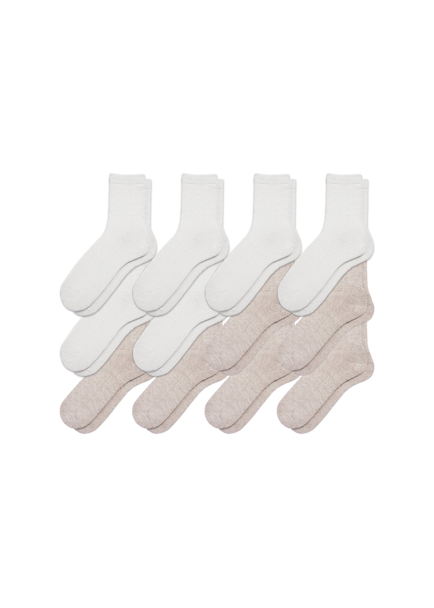 12-Pack Women's Hemp Crew Socks