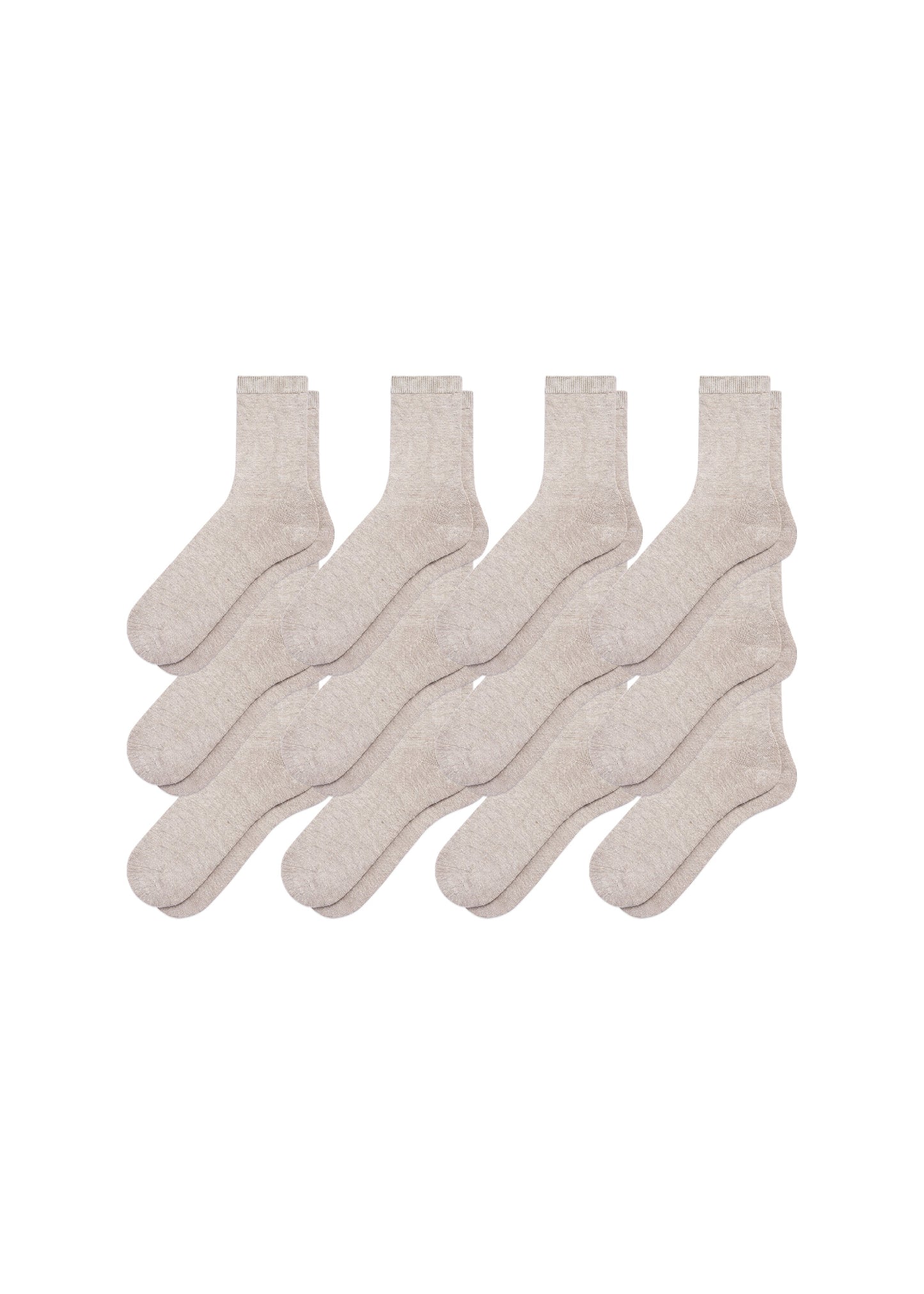 12-Pack Women's Hemp Crew Socks