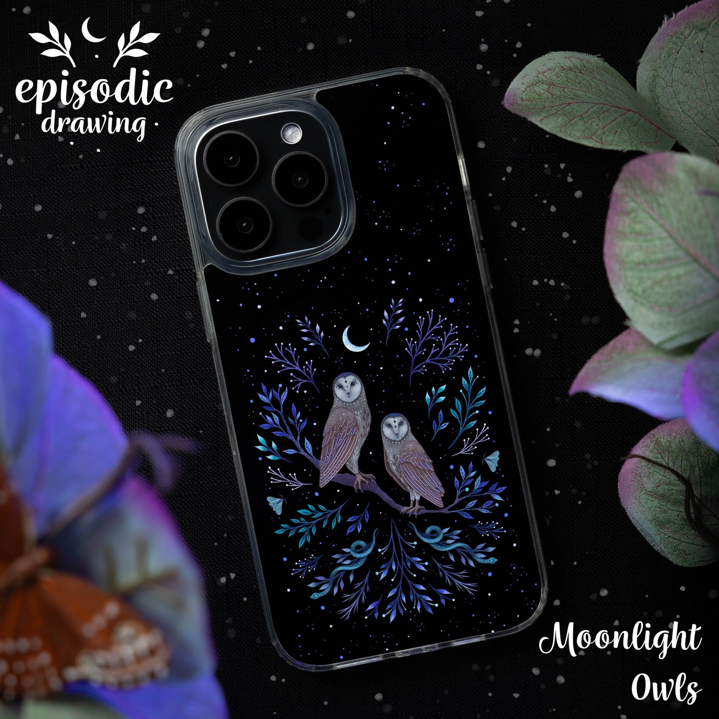Episodic Drawing Enchanted Collection HD Apple iPhone 15 Series Mag-Safe Phone Case