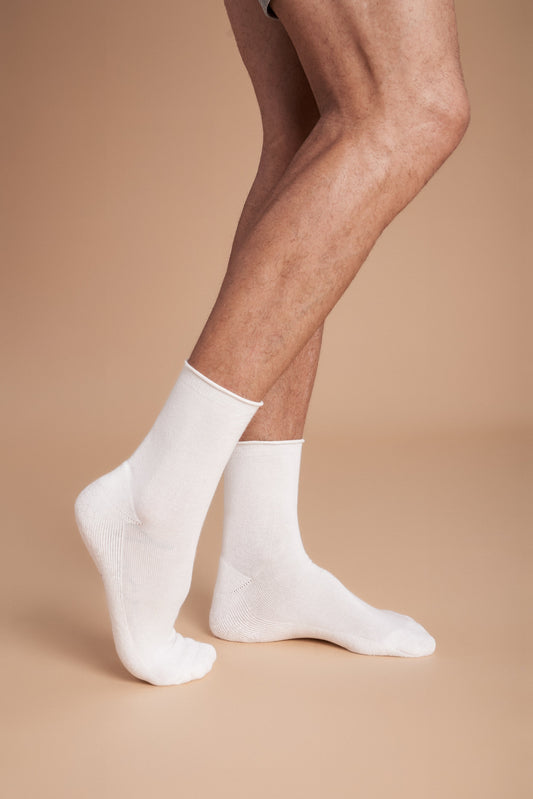 3-Pack Men's Roll Top Socks