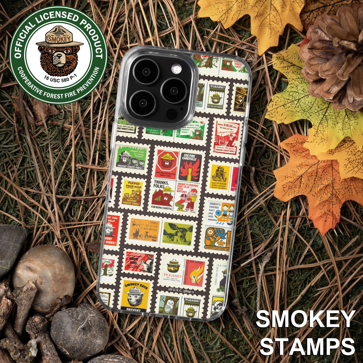 Smokey Bear Classic HD Apple iPhone 13 Series Mag-Safe Phone Case