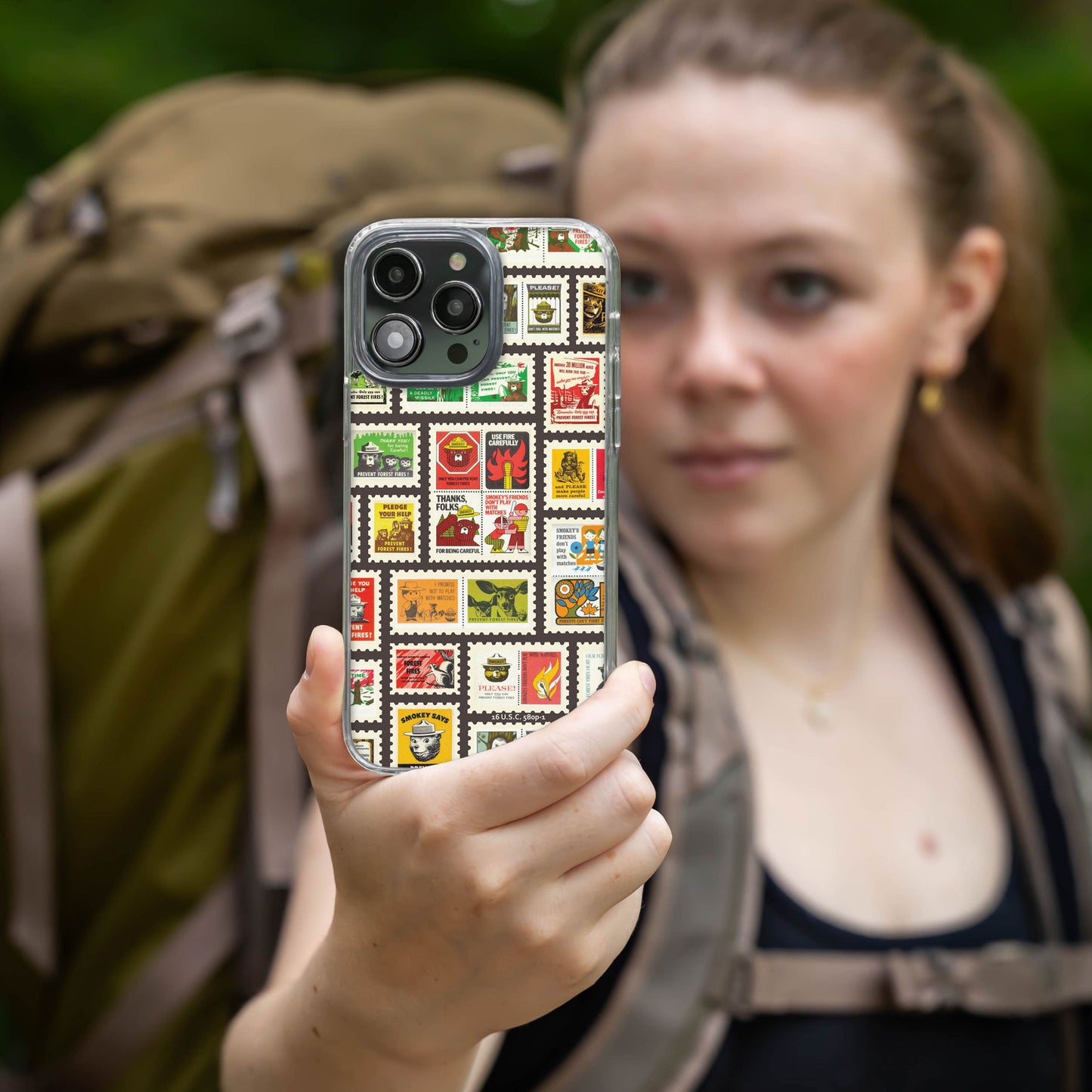 Smokey Bear Classic HD Apple iPhone 13 Series Mag-Safe Phone Case