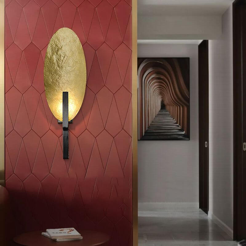 Lámpara de pared geométrica metálica