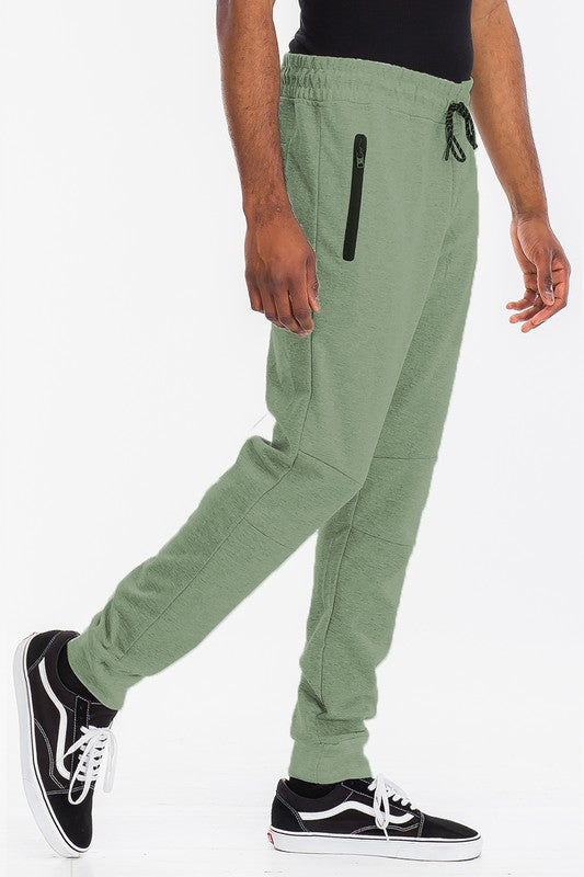 Jogger sólido jaspeado para hombre Weiv