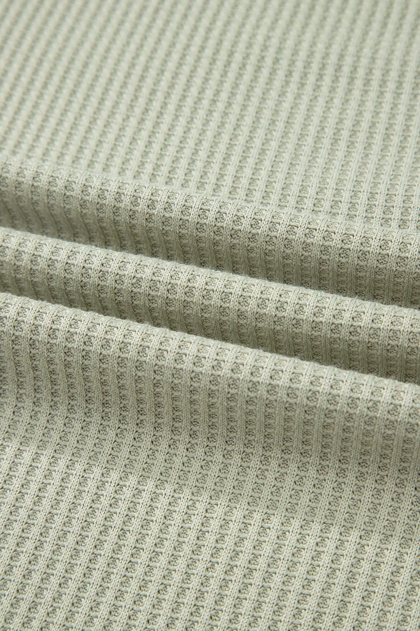 Carbon Grey Waffle Knit Seam Detail Color Block Patchwork Short Sleeve Top