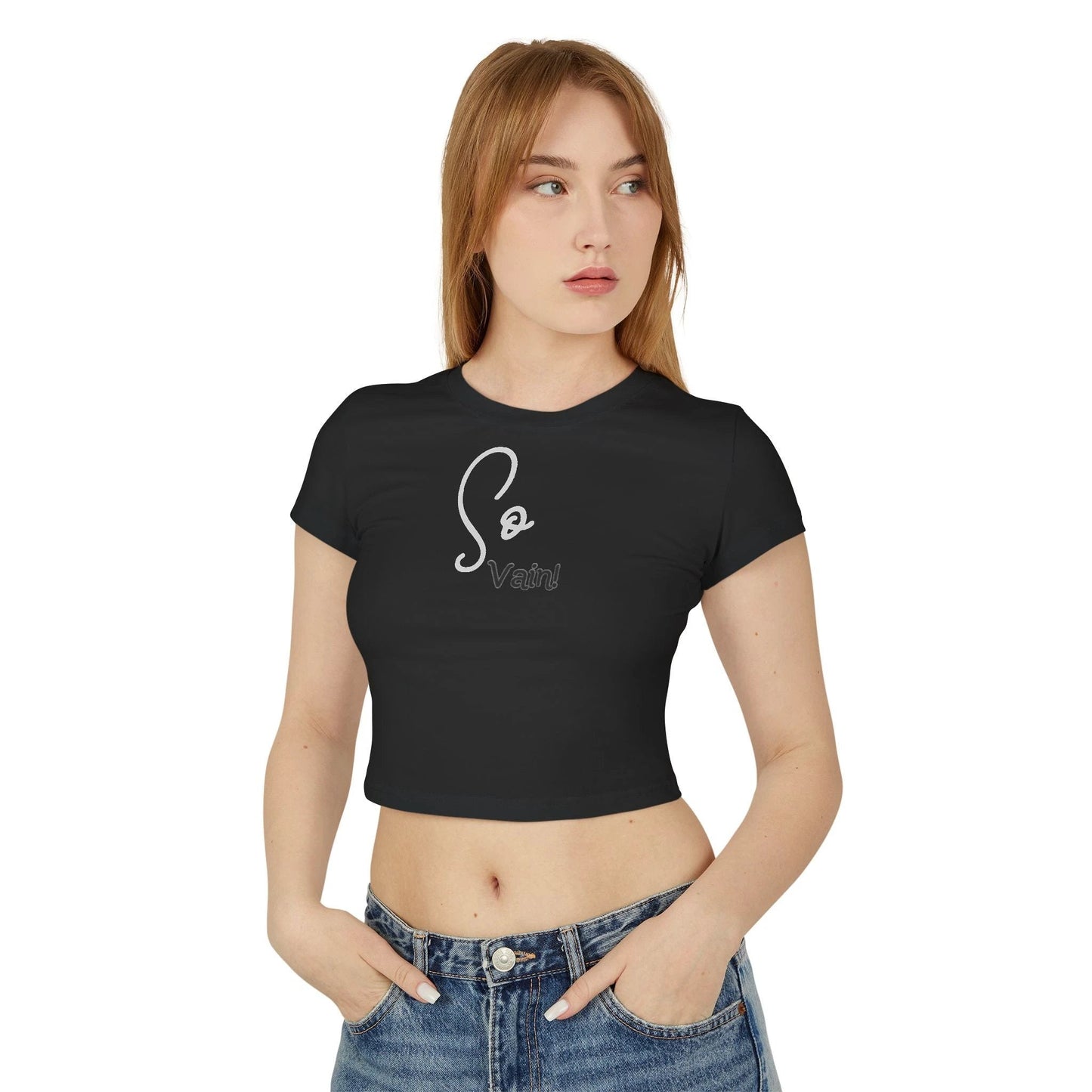 So vain Women's Crop Tee