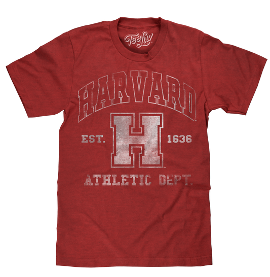 Camiseta del Departamento de Atletismo de Harvard - Carmesí