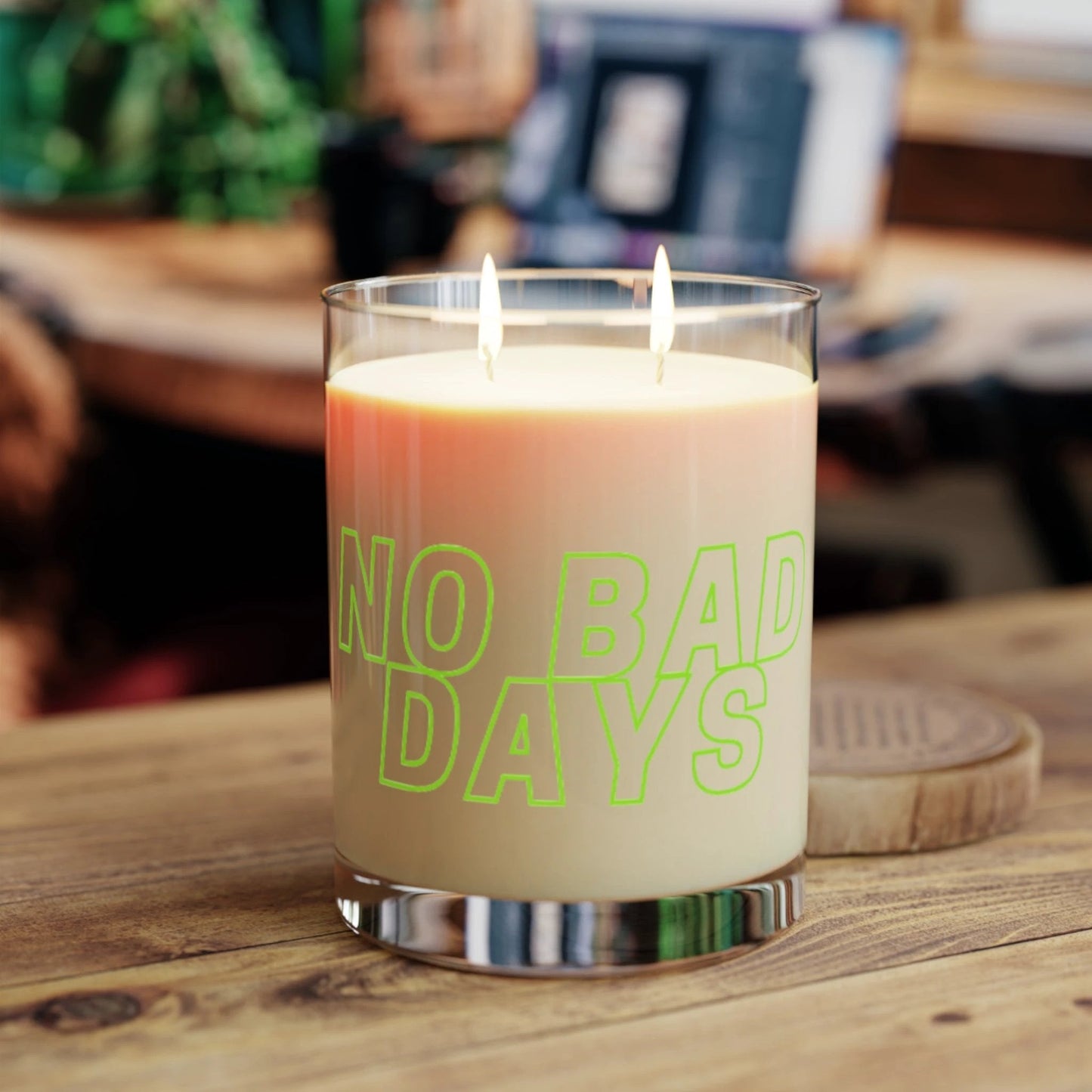 No Bad Days Scented Candle - 11oz Full Glass Aroma