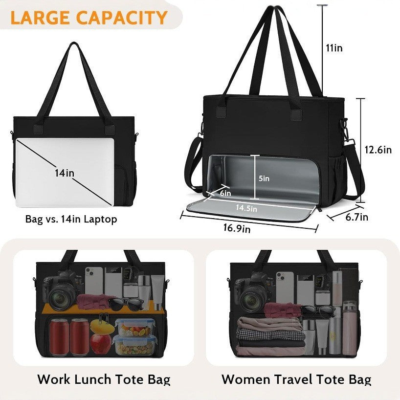 Portable Insulated Takeout Lunch Box Bag