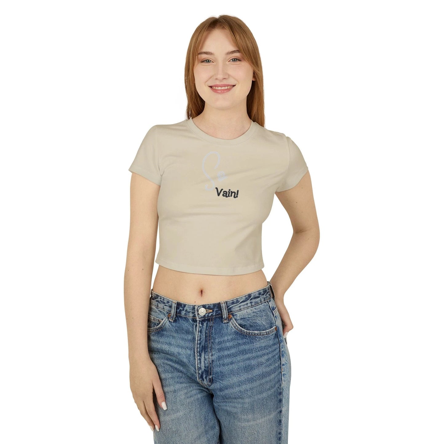 So vain Women's Crop Tee