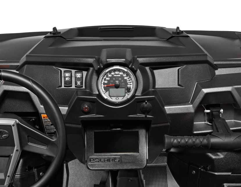 RZR XP1000 3 piece (only) Dash Panel Silver