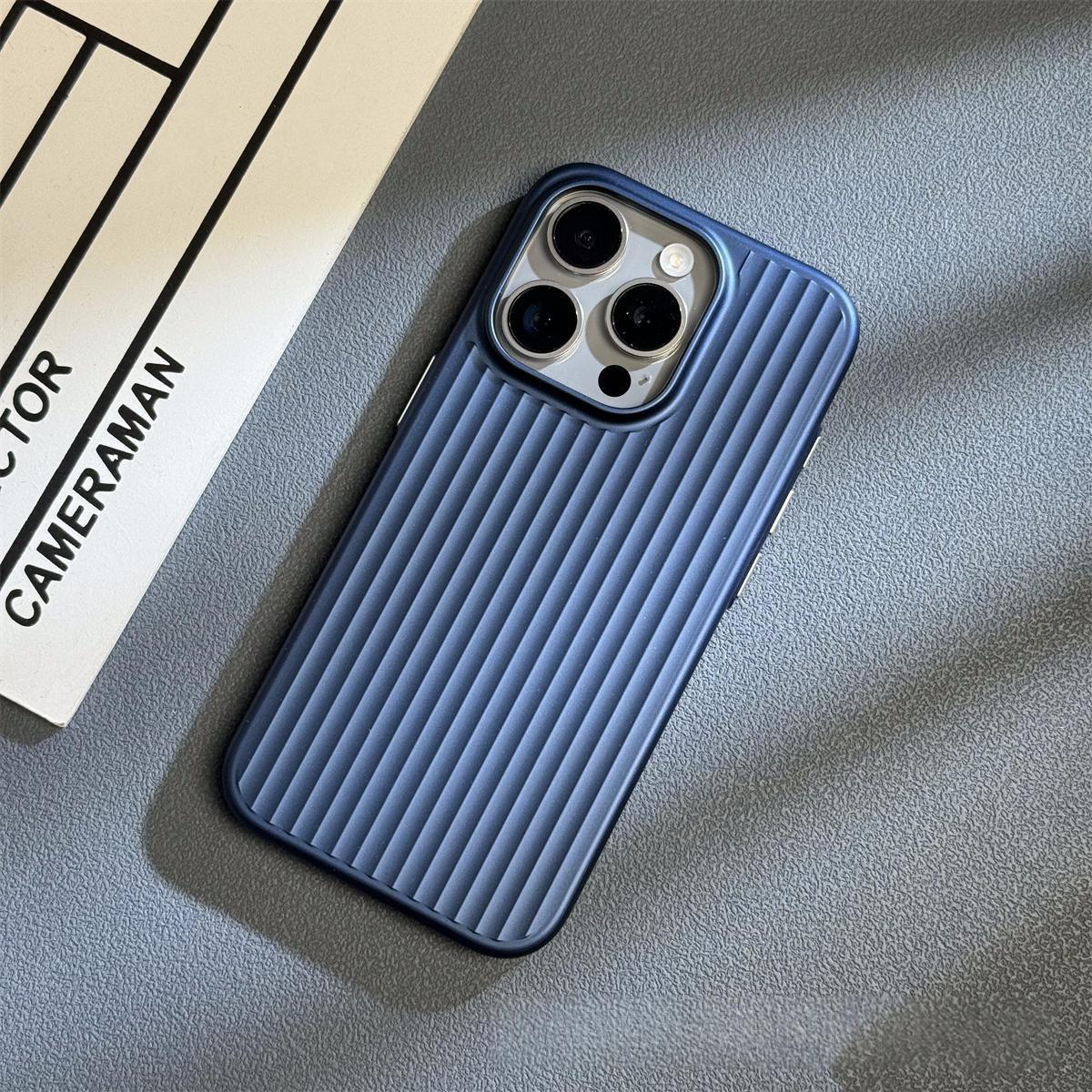 Corrugated Matte Electroplating Mobile Phone Case