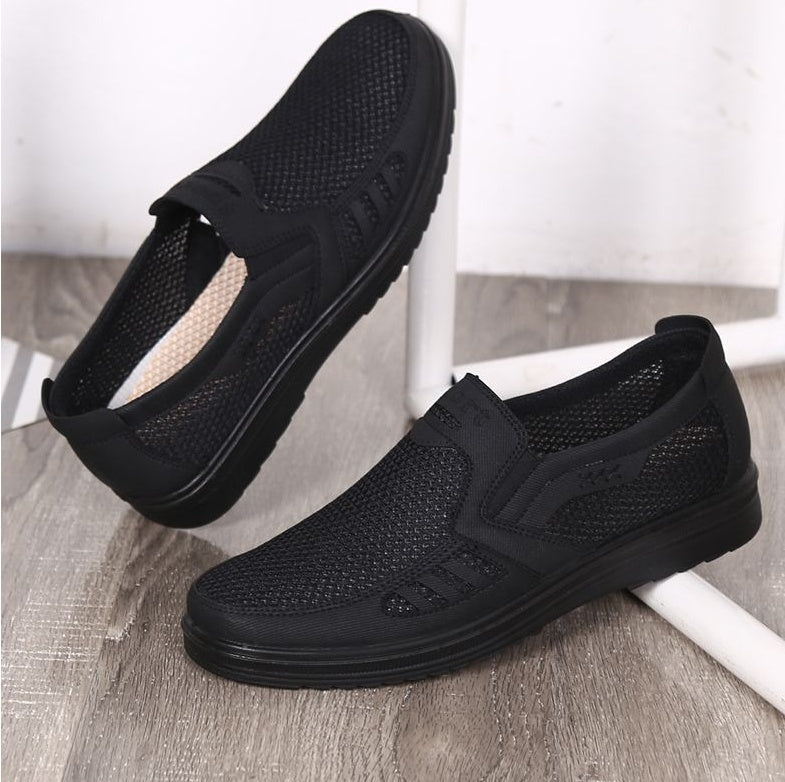 Lightweight Casual Soft Sole Senior Dad Flats