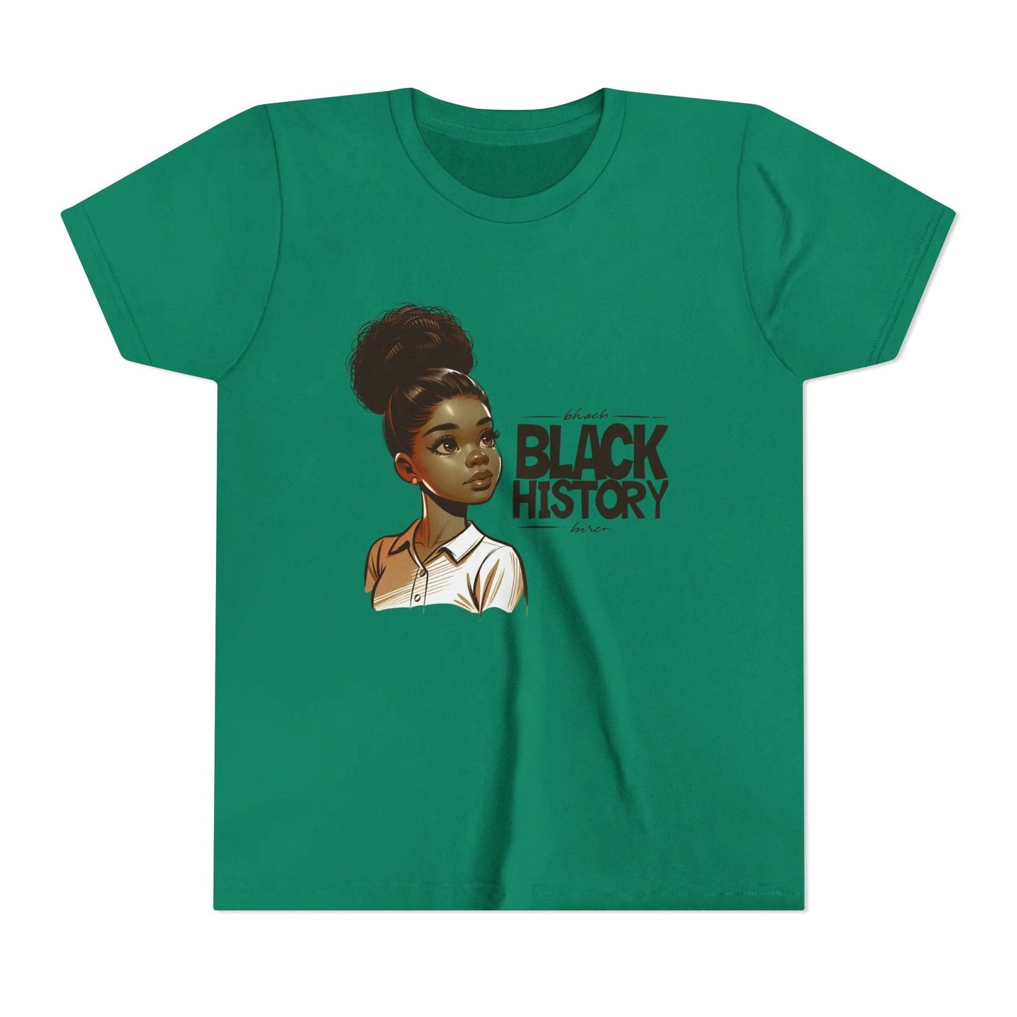 Youth Short Sleeve Tee for Black History Month, Celebrate Diversity, Kids' Education Shirt, Cultural Awareness Tee, Gift for Young Scholars