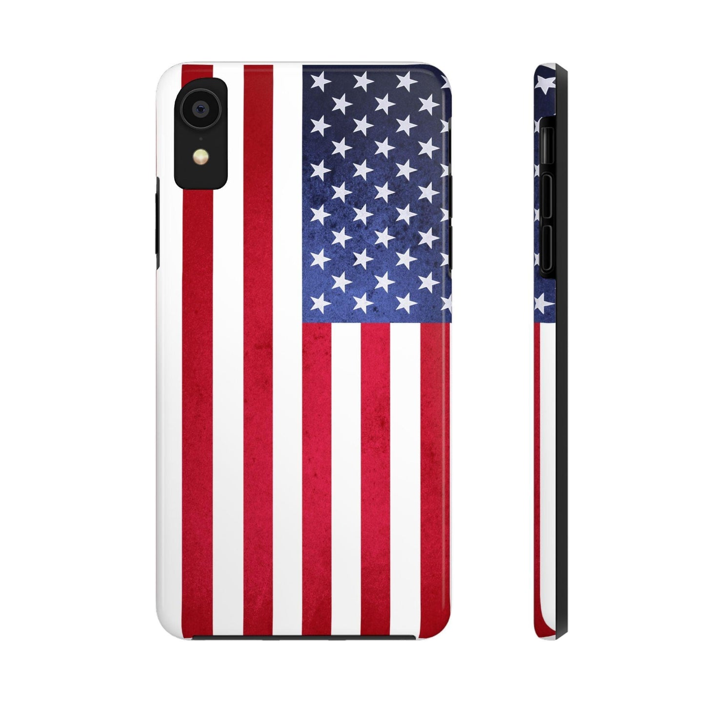 USA Flag Printed Tough Phone Cases