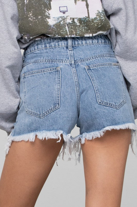 Willows Rhinestone Denim Shorts
