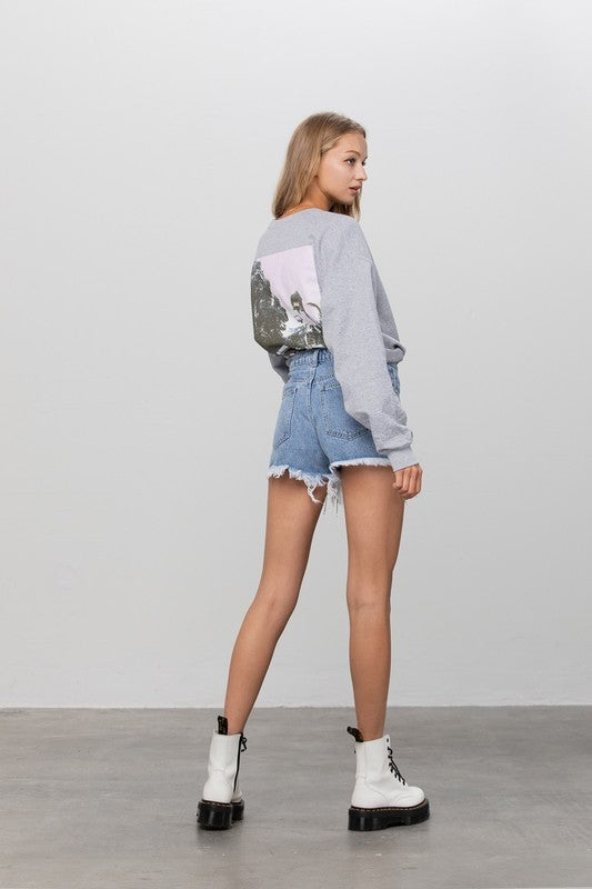 Willows Rhinestone Denim Shorts