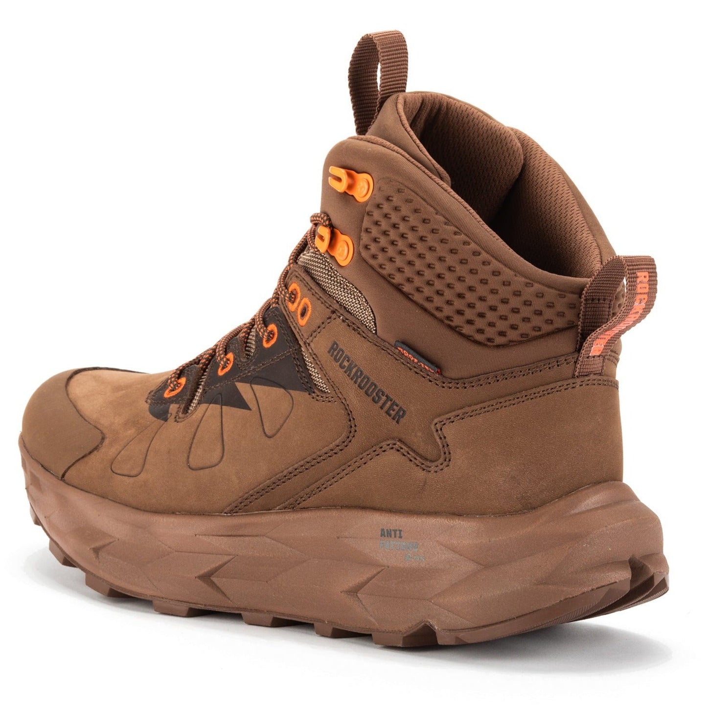 ROCKROOSTER Farmington Marrón Botas de Senderismo Impermeables de 6 Pulgadas con Suela VIBRAM® OC21031