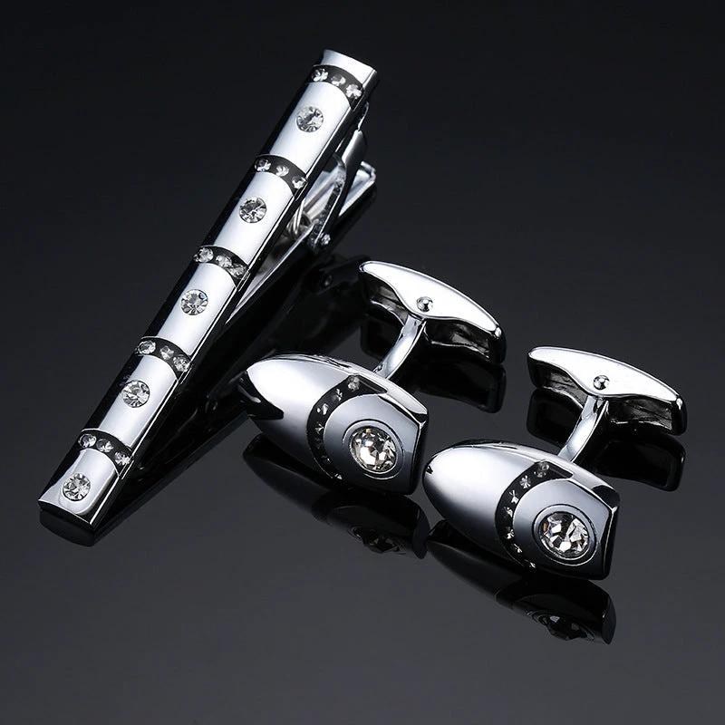 Men's  Tie Clip and Cufflinks Set