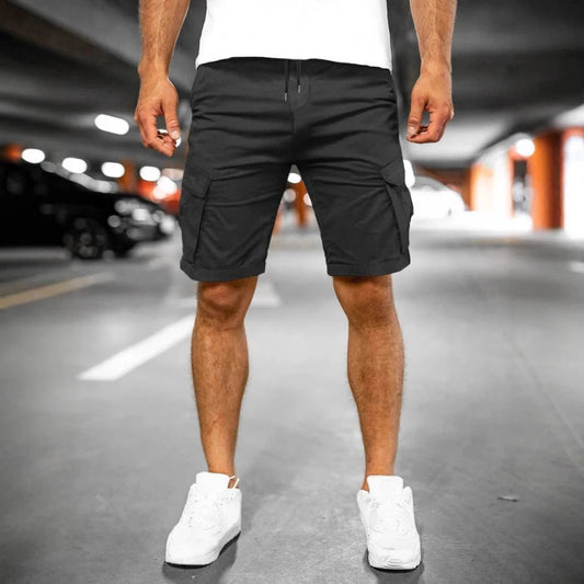 Personalidad de la Moda Pantalones Cortos Tejidos de Cinco Puntos para Hombre