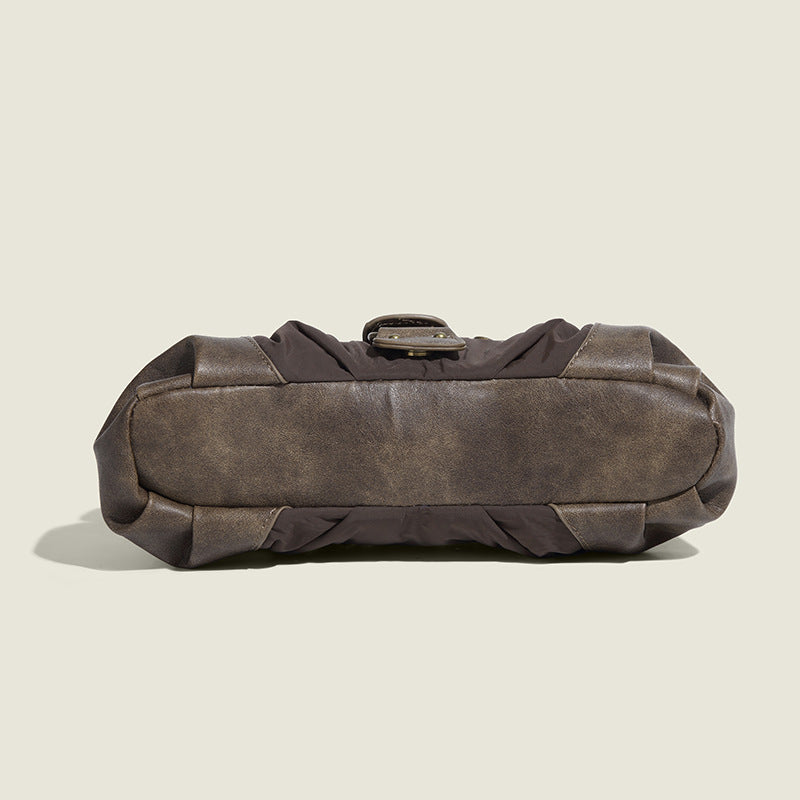 Retro Rivet Baguette Travel Bag