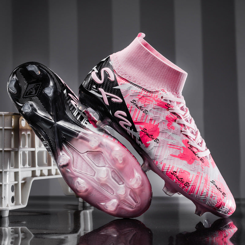 High-top Soccer Shoes For Teens And Children