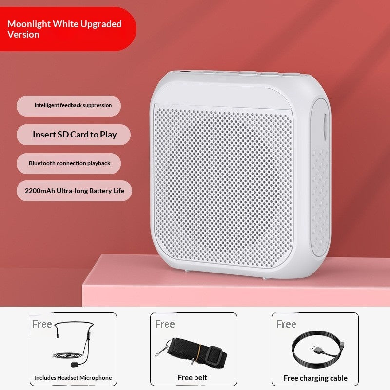 Megaphone Tour Guide Mall Hawker Teachers Instruction Waist-mounted Loudspeaker Portable Player