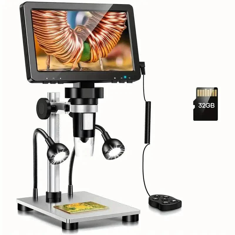 12MP Ultra-Precise Focusing Soldering Microscope