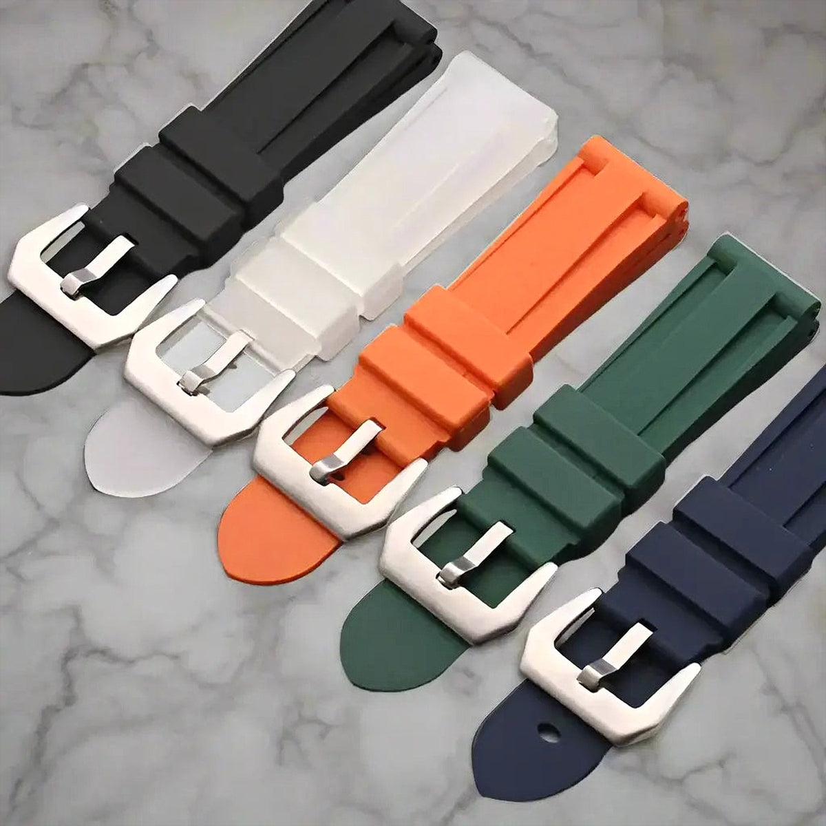 Suunto Race, Vertical & 9 Peak Recessed-Panel Silicone Band