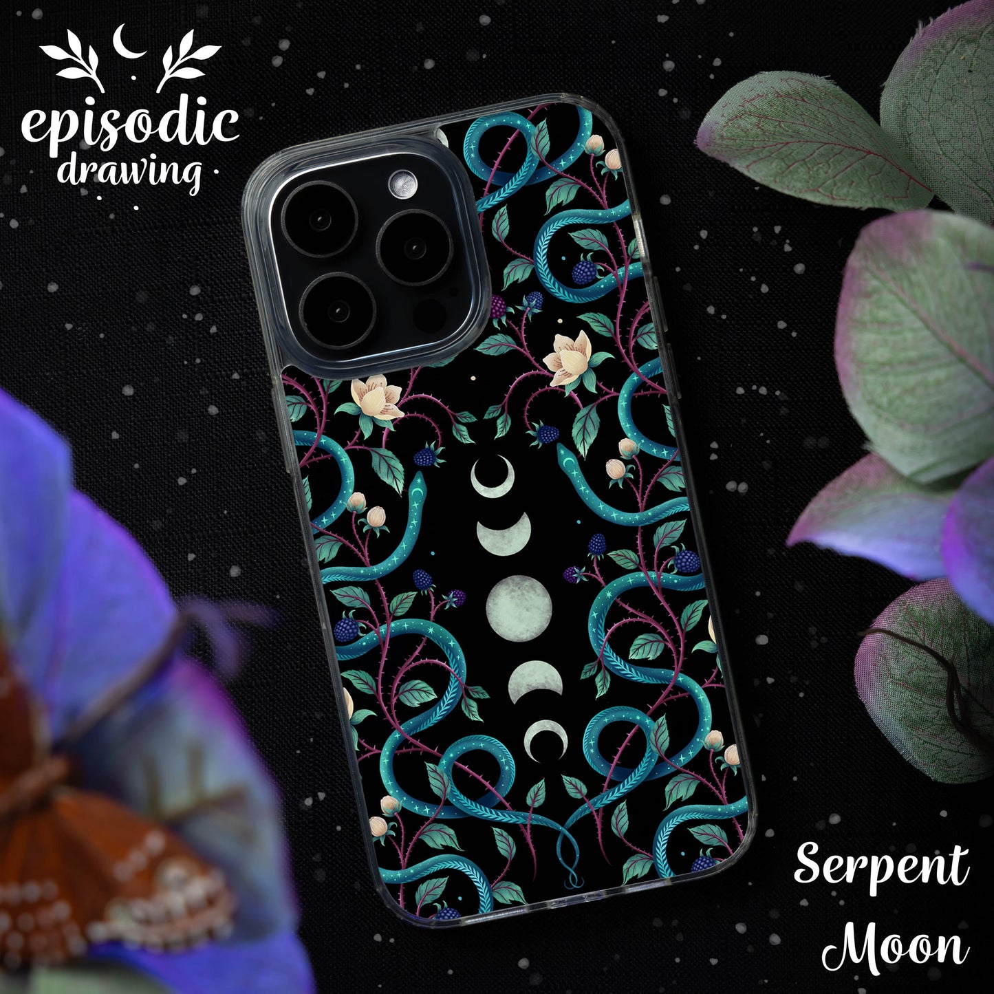 Episodic Drawing Enchanted Collection HD Apple iPhone 15 Series Mag-Safe Phone Case