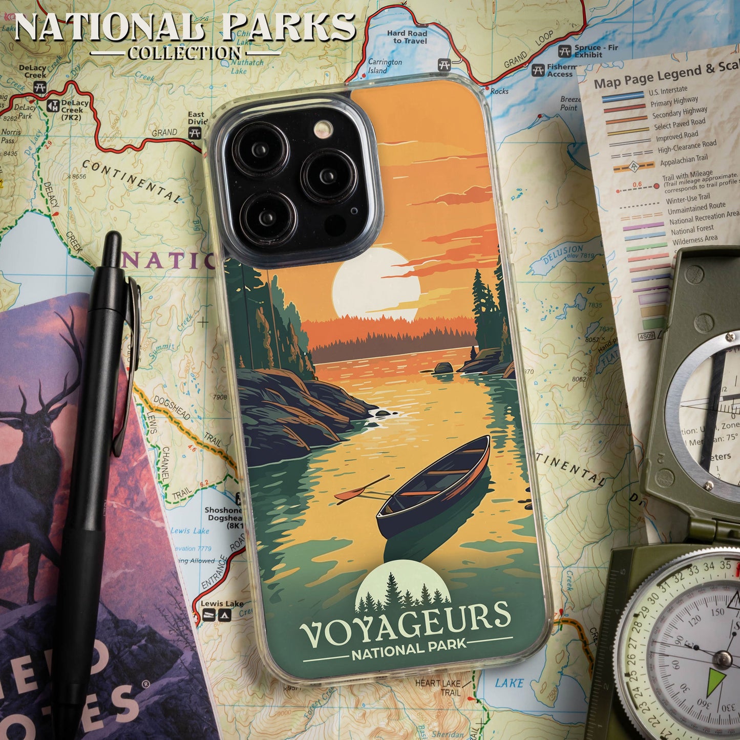 National Parks Voyageurs HD Apple iPhone 12 Series Mag-Safe Phone Case